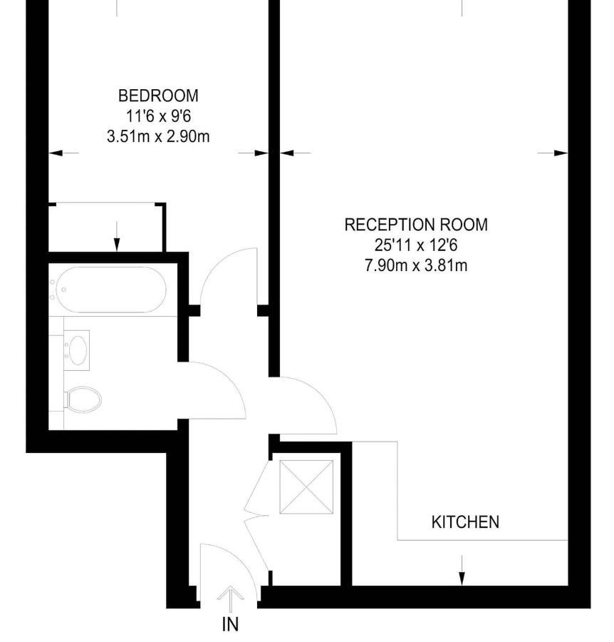 1-bed Spacious Flat, North London, 15 Minutes To Апартаменты New Southgate
